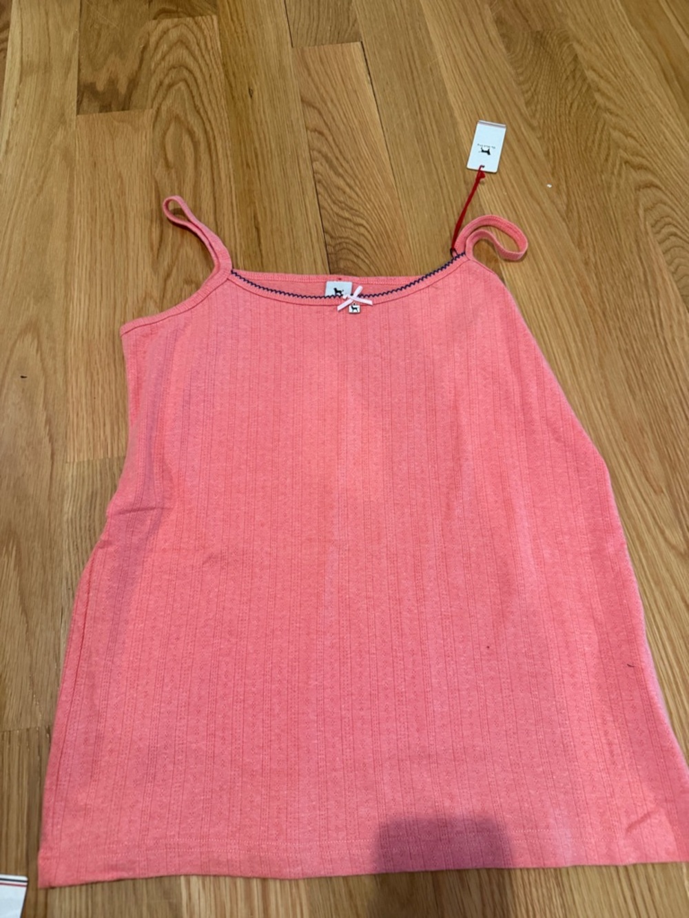 Pink Tank Black Dog